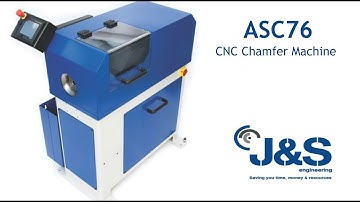 ASC76 Fully Automatic CNC Bar Chamfering & Ending Machine