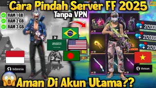 HOW TO MOVE FF SERVER 2025‼️HOW TO INJECT FF SERVER || HOW TO CHANGE FREE FIRE SERVER WITHOUT VPN... screenshot 3