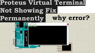 Proteus Virtual Terminal Not Showing Fix Permanently #5 screenshot 5