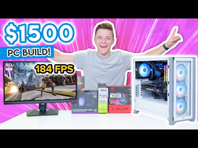 RTX 3070 $1200 Gaming PC Build! [15+ Games TESTED! - ft. Founders Edition  3070] 