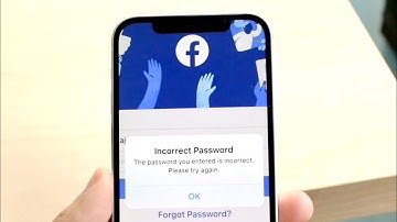 How To FIX Incorrect Password On FaceBook!