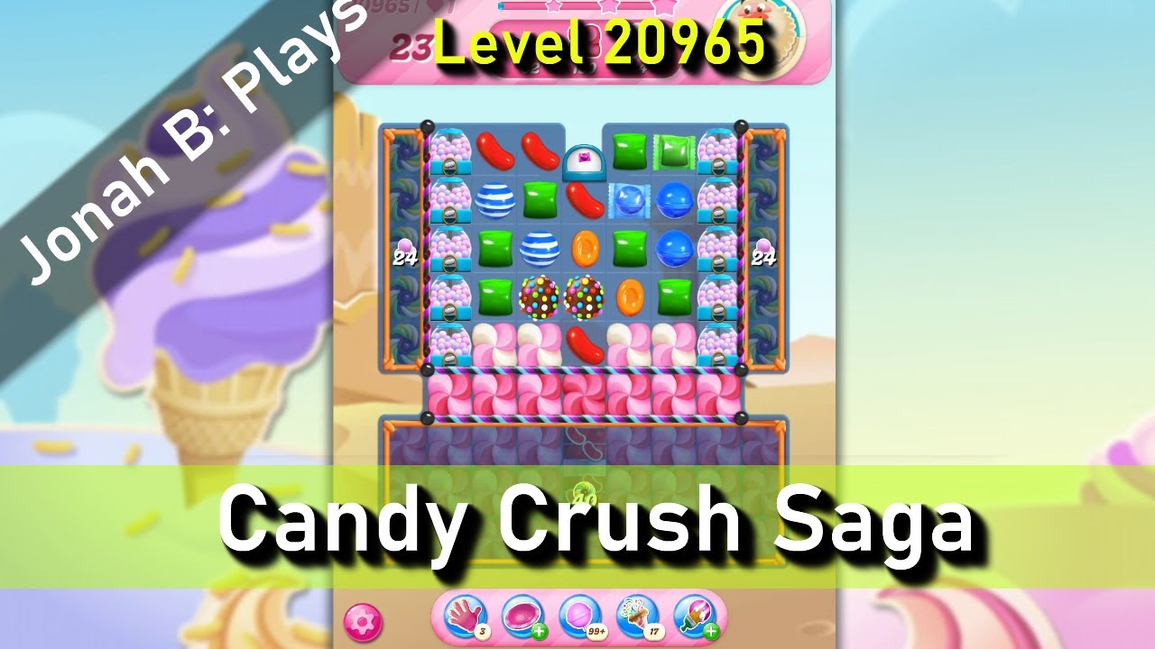 Candy Crush Saga Level 20965 - YouTube