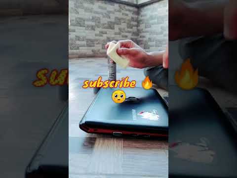 #shorts #laptops #tricks perfect way to clean your laptop🔥😱|Don't do it with your laptop 🔥