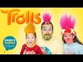 PINTARSE LA CARA COMO LA PELÍCULA TROLLS // Juegos y juguetes en familia