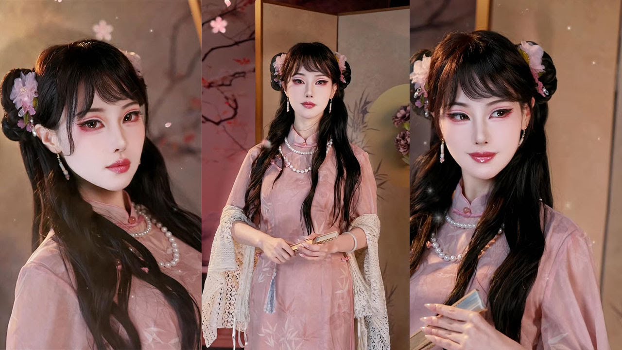 今天我們就來挑戰霍秀秀，穿進書裏當賀秀秀#makeup #makeupartist #美妝教學 #仿妆 #cosplay #挑战100个反派角色