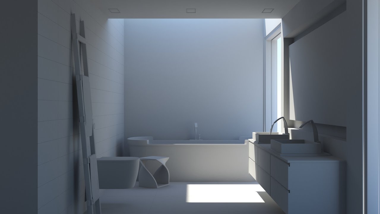 3ds Max Interior Render Tutorial With Mental Ray Light Setup Part 1