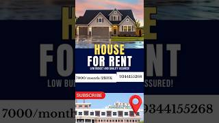 🏠 House for Rent in Trichy | Spacious Home with Modern Facilities | Affordable Price