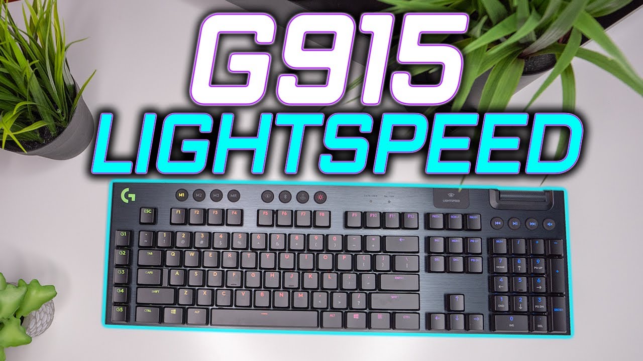 Logitech G915 Lightspeed Keyboard Review and Sound Test