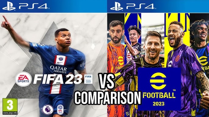 FIFA 23 x eFootball 2023: qual jogo tem os melhores gráficos?