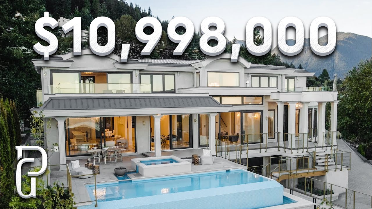 Inside a $10,998,000 Luxury Home in West Vancouver Canada | Propertygrams Mansion Tour