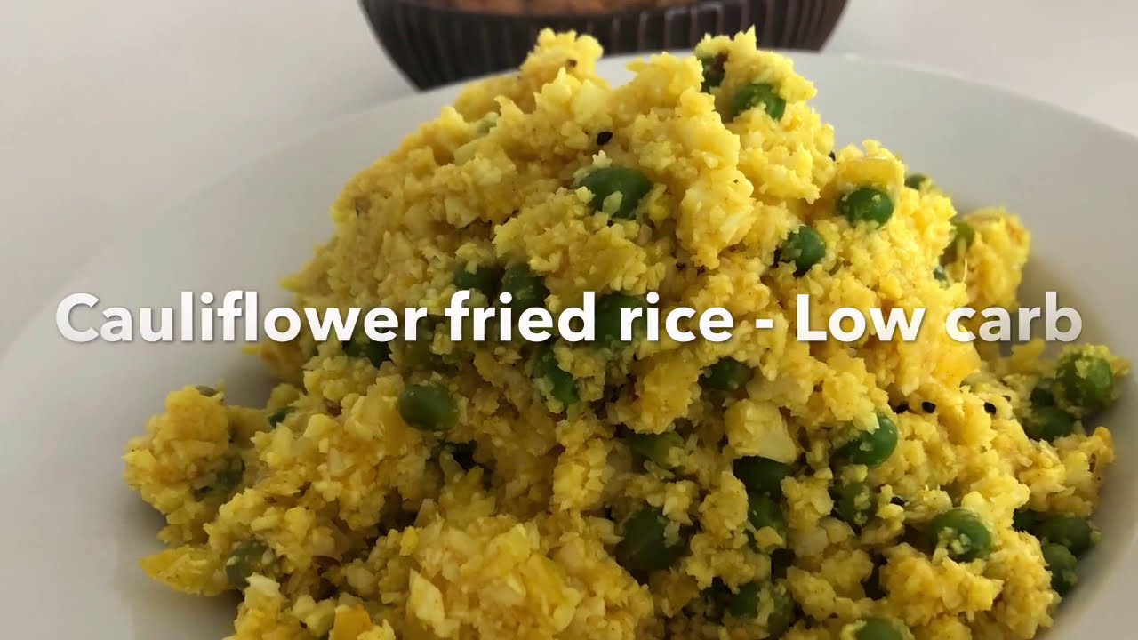 Cauliflower Fried Rice Recipe - YOU GOT TO TRY THIS - Low Carb Option | Eat East Indian