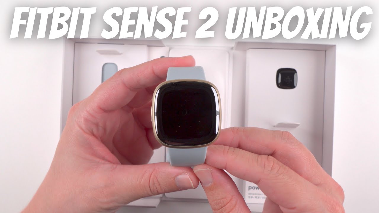 Fitbit Sense 2 Unboxing (Soft Gold / Blue Mist)
