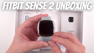 Fitbit Sense 2 Unboxing (Soft Gold / Blue Mist) screenshot 4