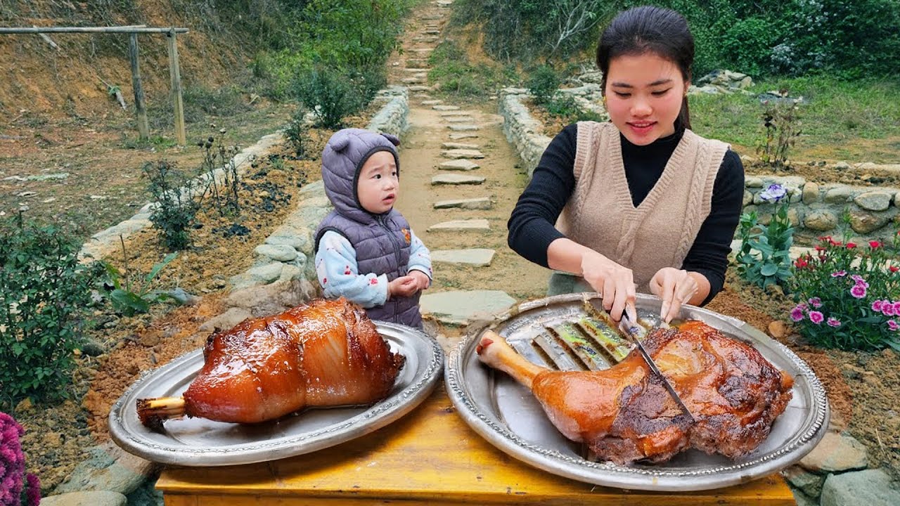 How To Cook Rice, Make Fried Spring Rolls, Roast Pork - Delicious Food | Triệu Thi Thuy