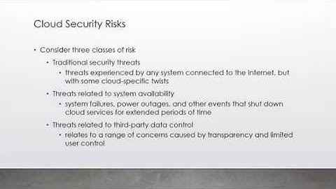 Cloud Computing and Security