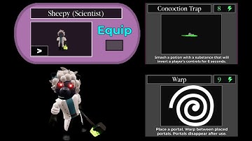 Roblox Piggy: New Sheepy (Scientist) Skin, Concoction Trap and Warp Ability!