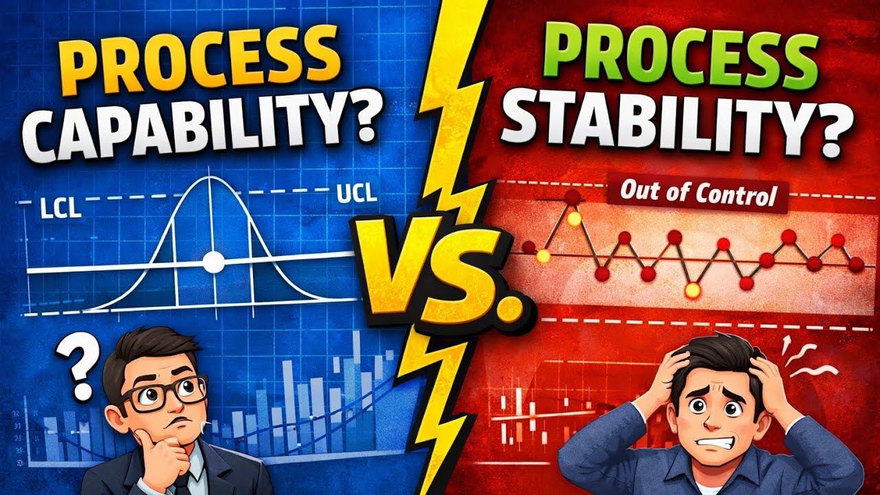 What is the difference between PROCESS CAPABILITY and STABILITY ...