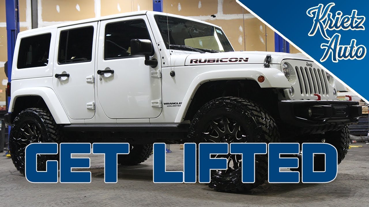Installation of Lift Kit on a 2015 Jeep Wrangler Rubicon│ Krietz Auto -  YouTube