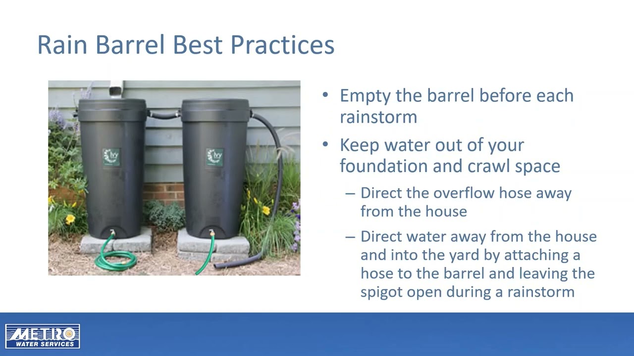 Rain Barrel Video and Quiz