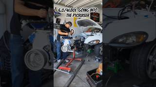 6.0/4l80e going into a #ptcruiser #carbuild #lsx #builtnotbought #lsswaptheworld