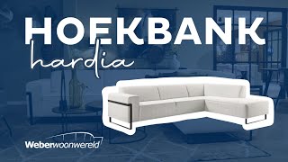 Hoekbank Hardia - Weber Woonwereld
