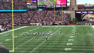 Brady to Amendola - Crazy Catch - Patriots vs. Jets - 10/25/2015 - Patriots Win 30-23