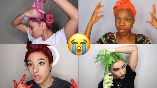 people dyeing their hair intense colors for 10 minutes straight p. 2