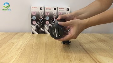 Trên tay máy lọc không khí ô tô Sharp IG-GC2E chính hãng