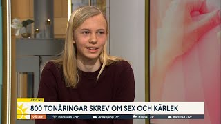 14-årige Lukas vann novelltävling på temat sex - Nyhetsmorgon (TV4)