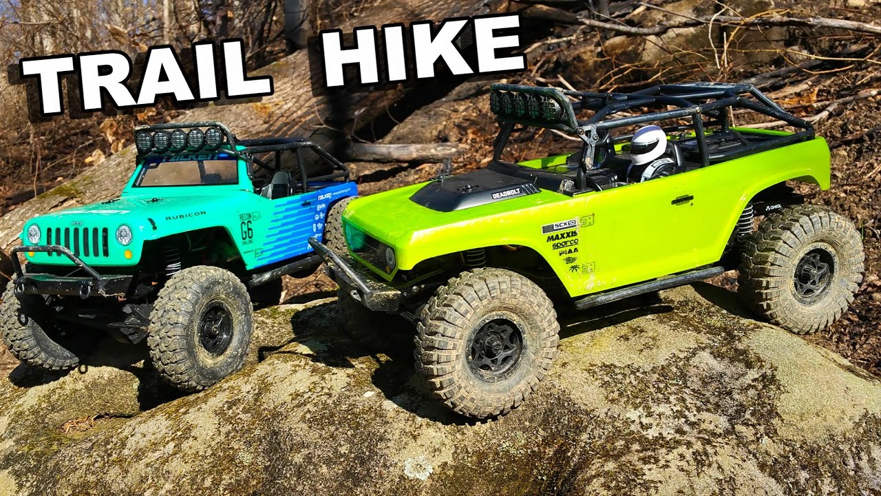 Axial Scx10 Deadbolt and Jeep Wrangler G6 Falken Trail Hike - TheRcSaylors  - YouTube