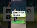 前傾キープの肩の意識　　　　　#しんのゴルフ #ゴルフ