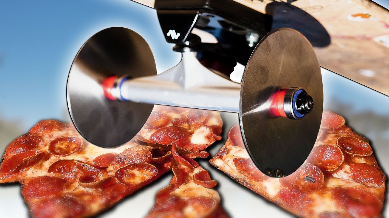 PIZZA CUTTER SKATEBOARD WHEEL HACKS YouTube