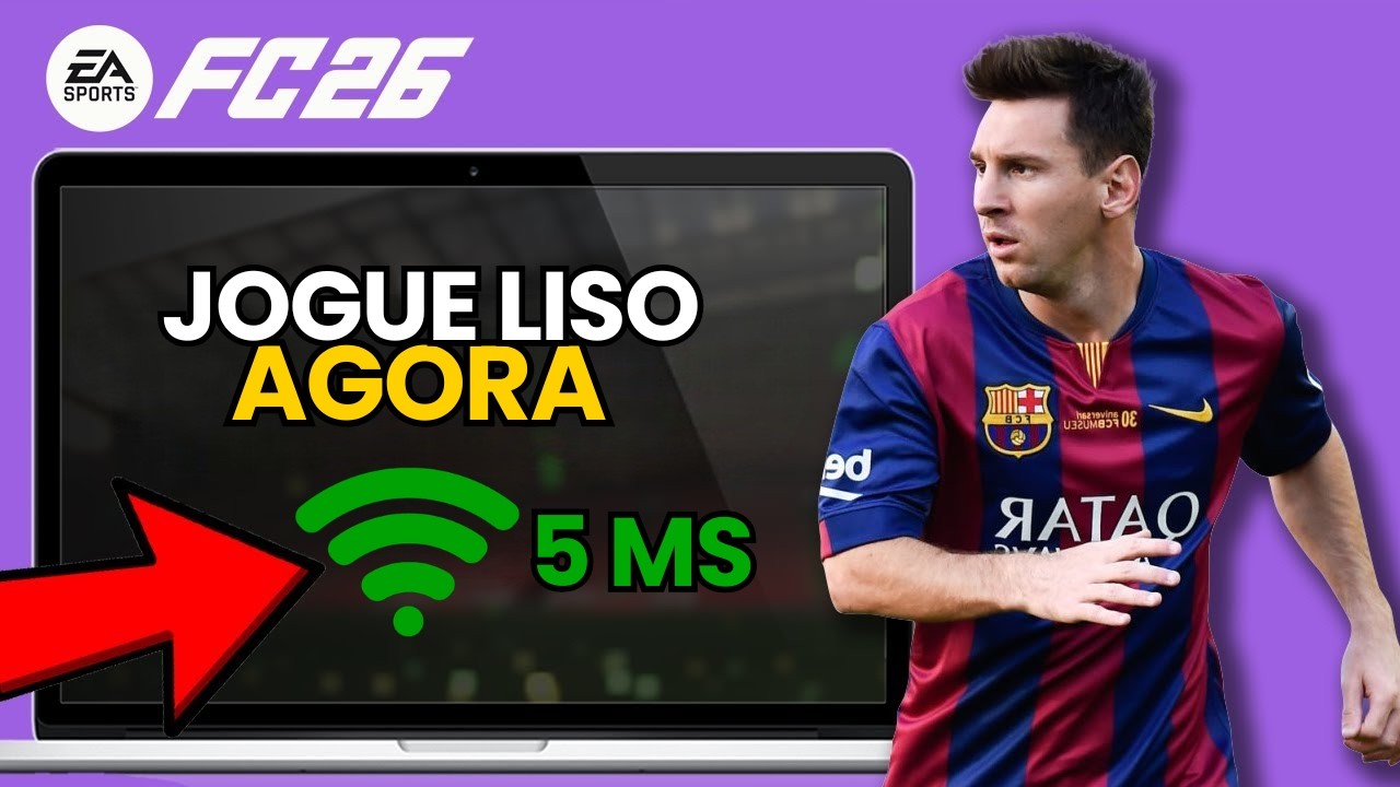 VOCÊ ESTÁ JOGANDO COM LAG NO FC 26 SEM SABER