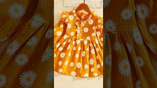 baby frock  design for winter fabrics/ beautiful baby dress design