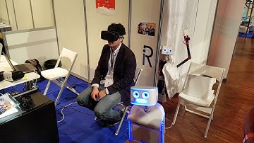 Teleoperating Waldo using a VR headset