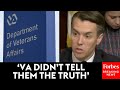 'A Complete Breakdown Of Trust': Morgan McGarvey Torches VA Over Payment Delays