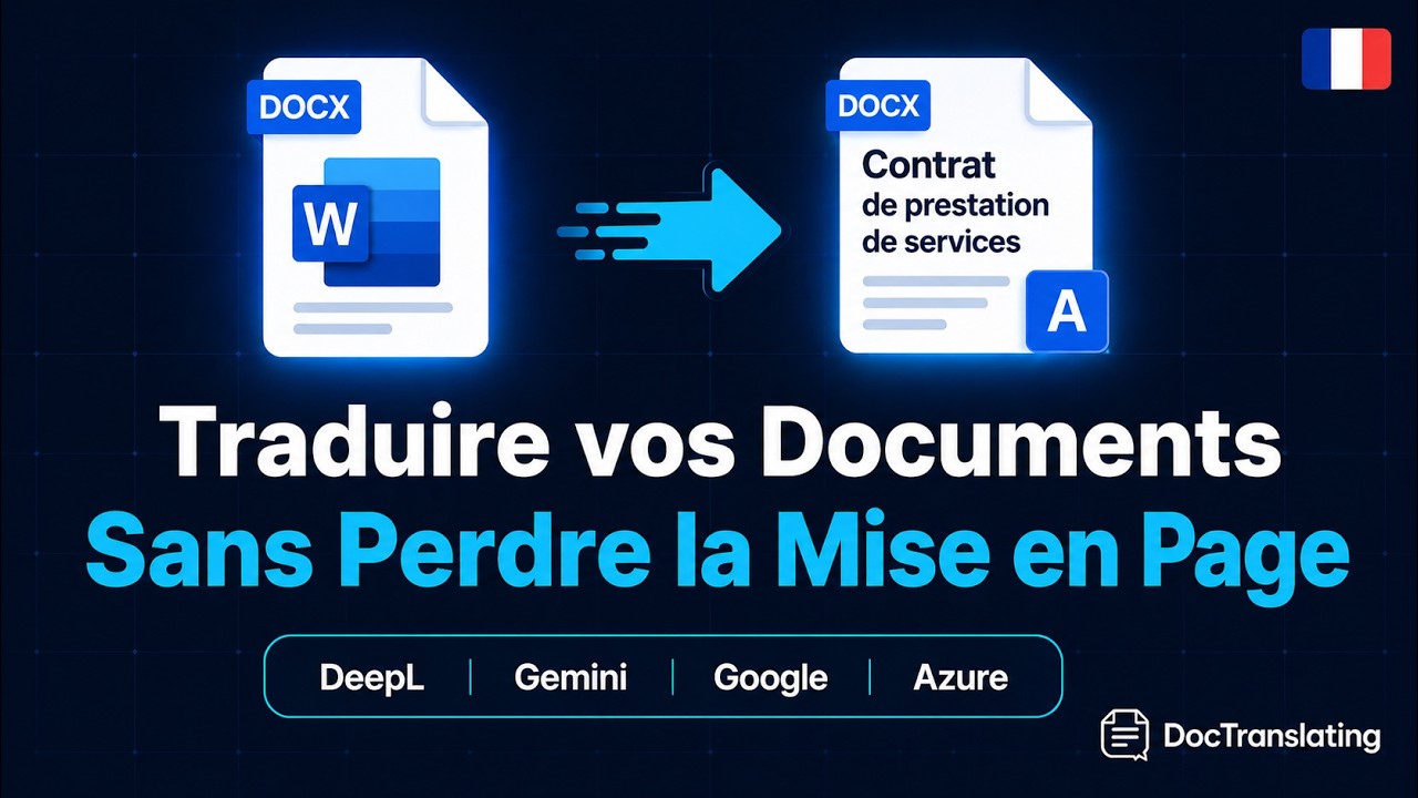 Comment traduire un contrat ou un rapport Word en français sans perdre la mise en page ?