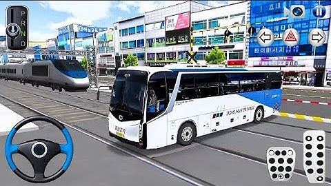 New Kia Express Bus vs Bullet Train - 3D Driving Class - Best Android/ios Bus Gameplay 2025