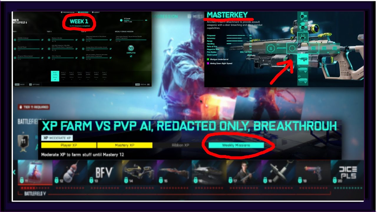 Easy XP Tricks For Battlefield 2042 Weekly Missions! [note: Search AFK for Relaxed XP]