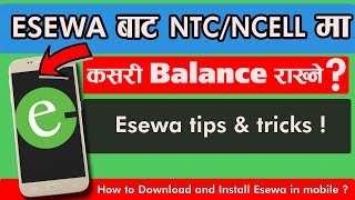 HOW TO RECHARGE/TOPUP NCELL/NCELL FROM ESEWA ACCOUNT।कसरी BALANCE हाल्ने ।Doctorzenius। screenshot 2