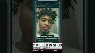 ATLANTA RAPPER T-HOOD SHOT BY KY FROST SON OF LOVE & HIPHOP ATLANTA STARS RASHEEDA AND KIRK FROST