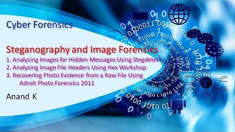 13. Cyber Forensics - Steganography and Image Forensics - Anand K