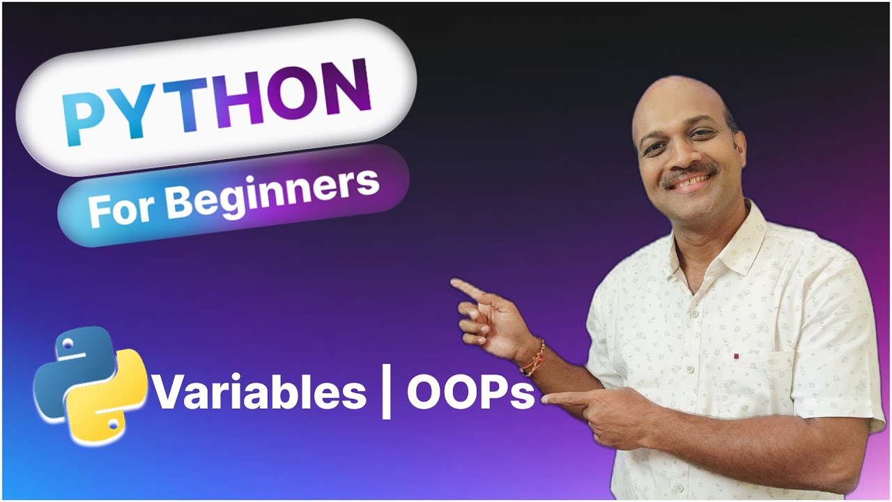 14.4 Variables | 14.OOPs | Python for beginners - YouTube