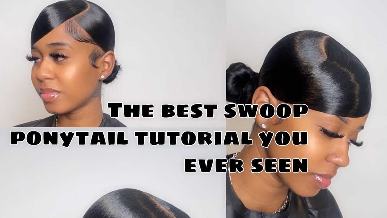 Swoop Knot Bun Tutorial Ft Alexisslayys Hair YouTube