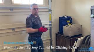 Garage Door Installation - Demonstration Full Tutorial Below
