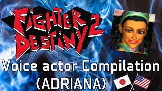Fighter Destiny 2 (Nintendo 64) - ADRIANA Voice actor Compilation