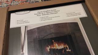 Full Tractor Supply $39 Classic Fireplace Screen Unboxing A+ News