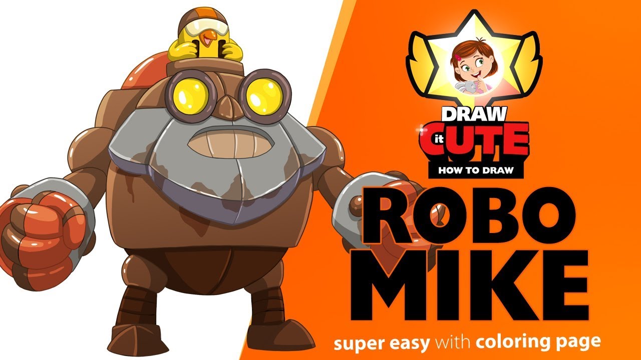 How To Draw Mecha Crow Brawl Stars Draw It Cute - colorear brawl stars crow meca