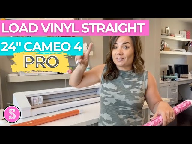 Silhouette Cameo 4 PRO - 24 w/ Oracal 651 24 Wide Vinyl Rolls, Tools,  Guides 