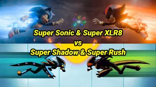 Sonic & XLR8 3 | Super Sonic & Super XLR8 vs Super Shadow & Super Rush | 17/25